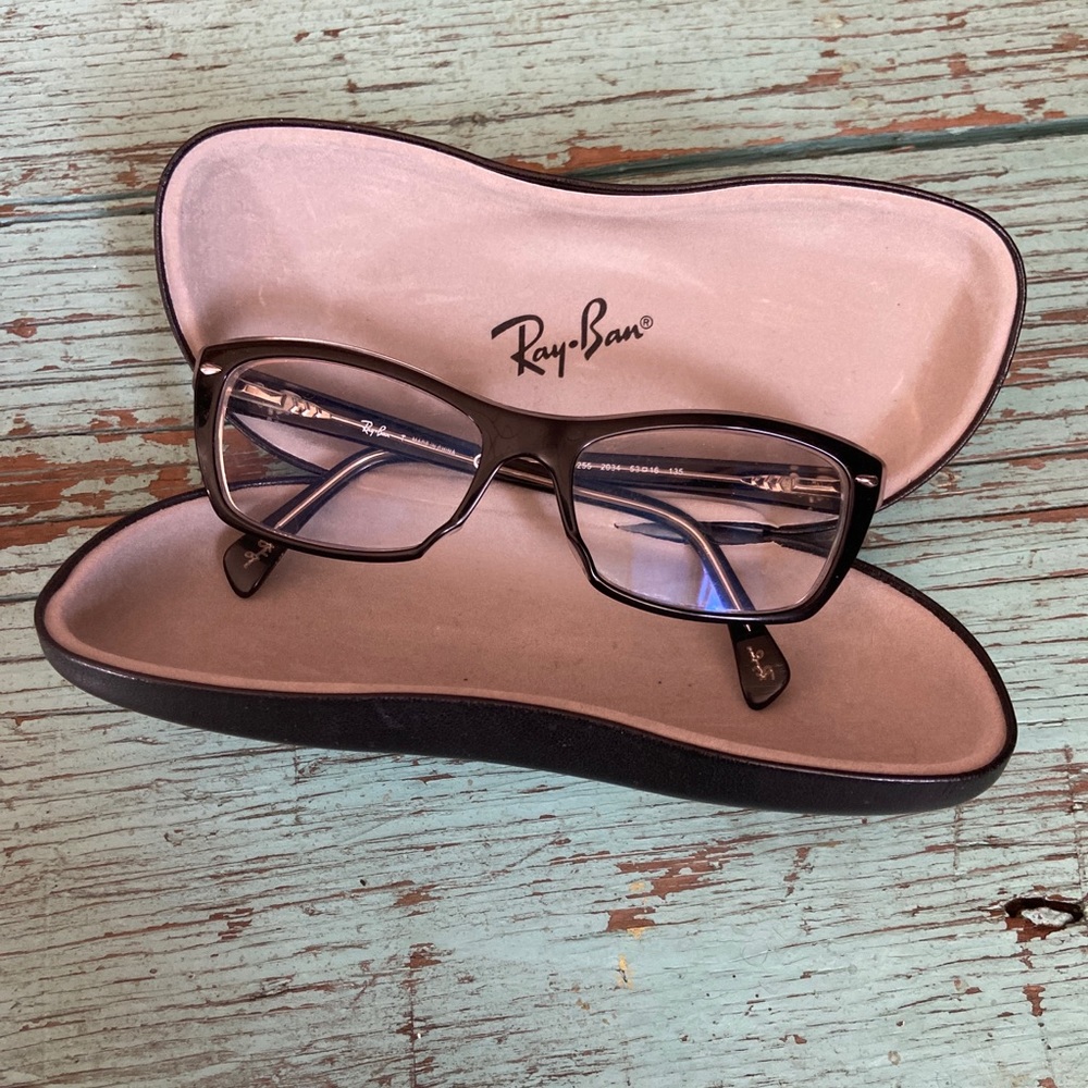 Ray Ban Black Eyeglass Frames RB 5255 53 16 135